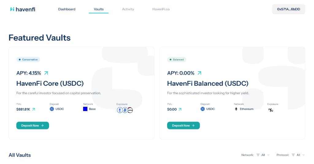 Havenfi product screenshot 2 of 3